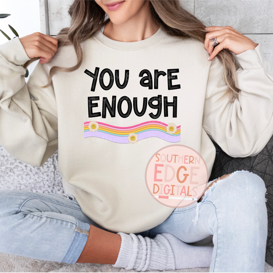 You are Enough- Digital Download|PNG|Sublimation